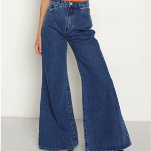 Rolla's Elle Super Flare High Rise Relaxed Flare Jean Size 28